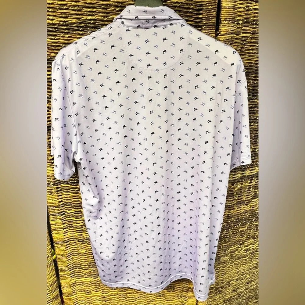 Ralph Lauren Sport‎ Purple Polo with Swordfish Pattern